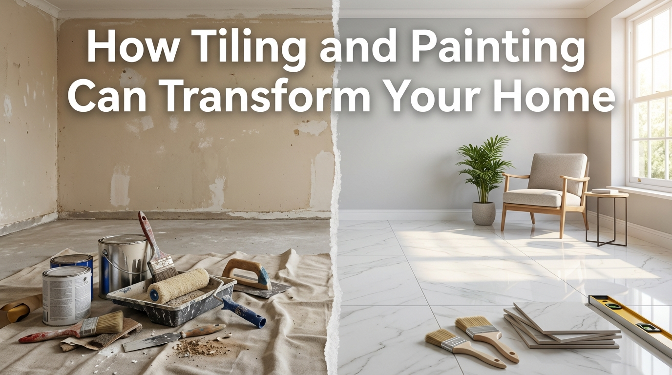 How Tiling and Painting Can Transform Your Home