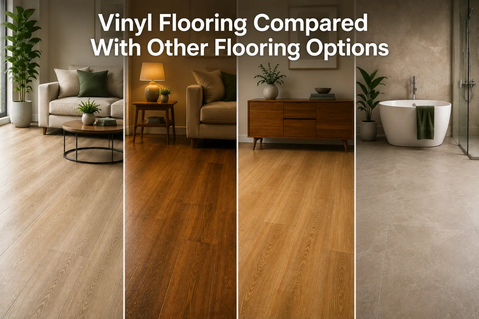 Vinyl Flooring Compared With Other Flooring Options