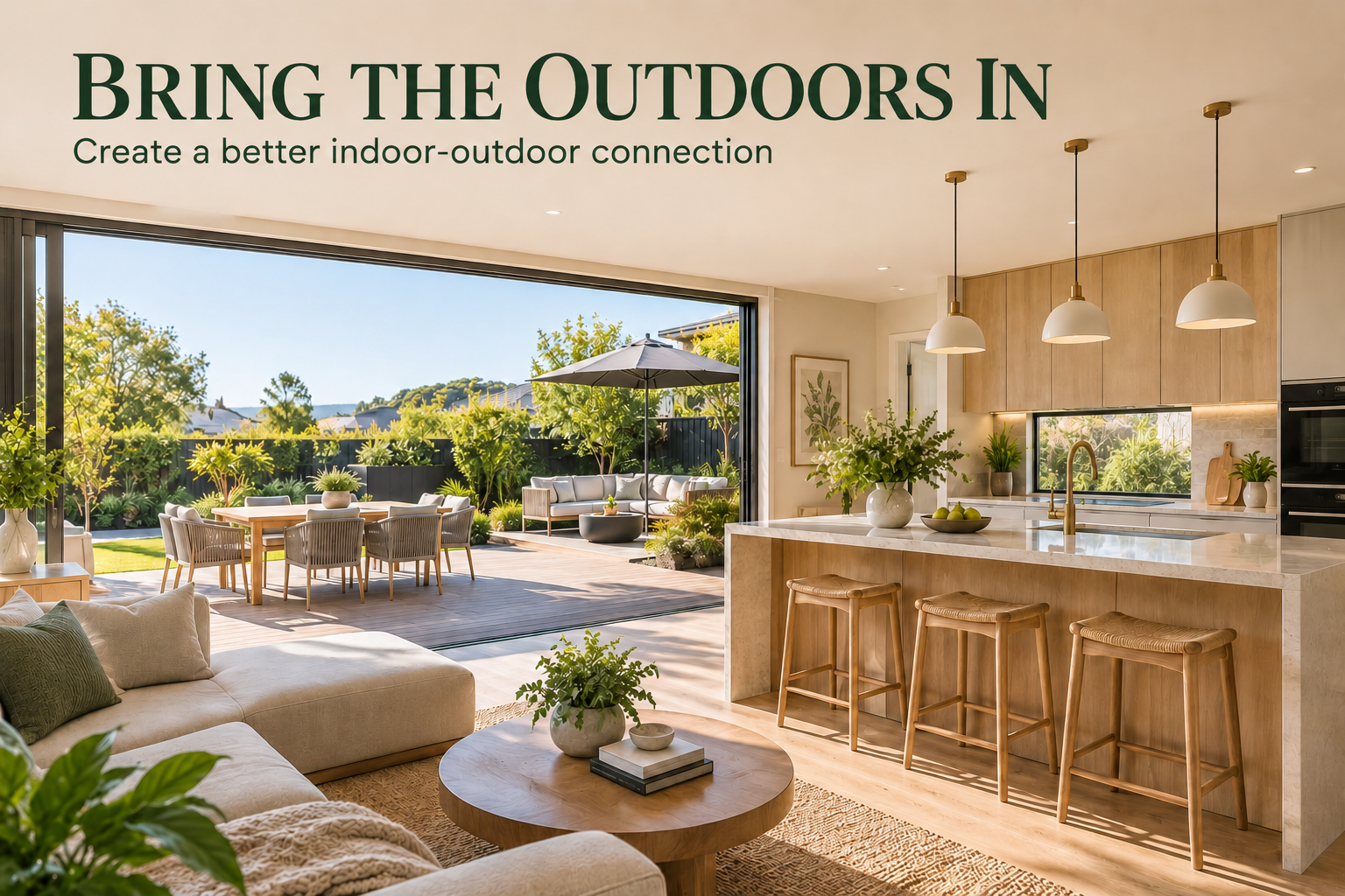 Indoor outdoor living renovation idea for an Auckland home