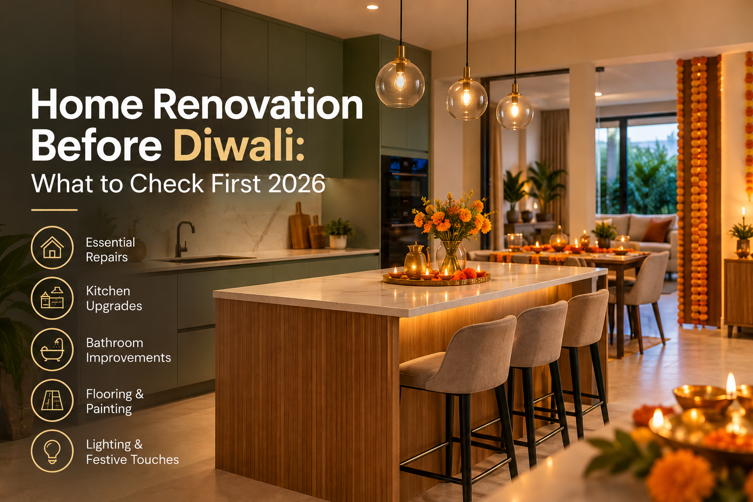Home Renovation Before Diwali: What to Check First in 2026